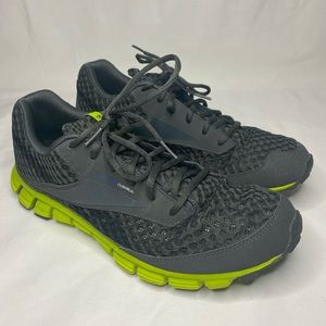 Reebok Smooth Flex Cushrun Gray Green Running Mens size 11 J95752